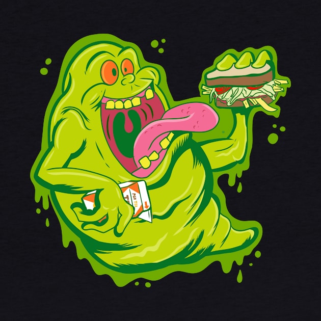 2-Sided Slimer Tea by Steel City Ghostbusters